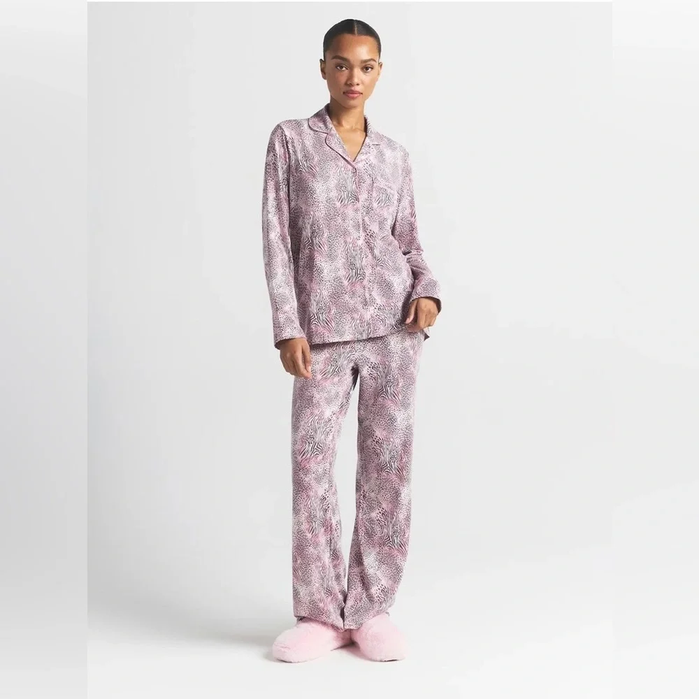 SKIMS - BEST SELLER! Bloom Mini Multi Animal Pajama Set - Picture 1 of 11